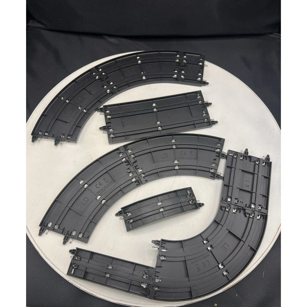 Bonway 1:64 Series Slot Car Track Lot Curves & Straights w/ Manual